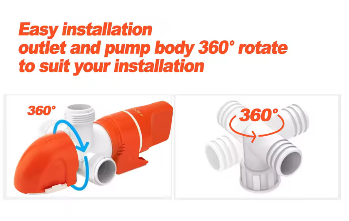 SeaFlo Bilgepomp Low Profile 12 Volt