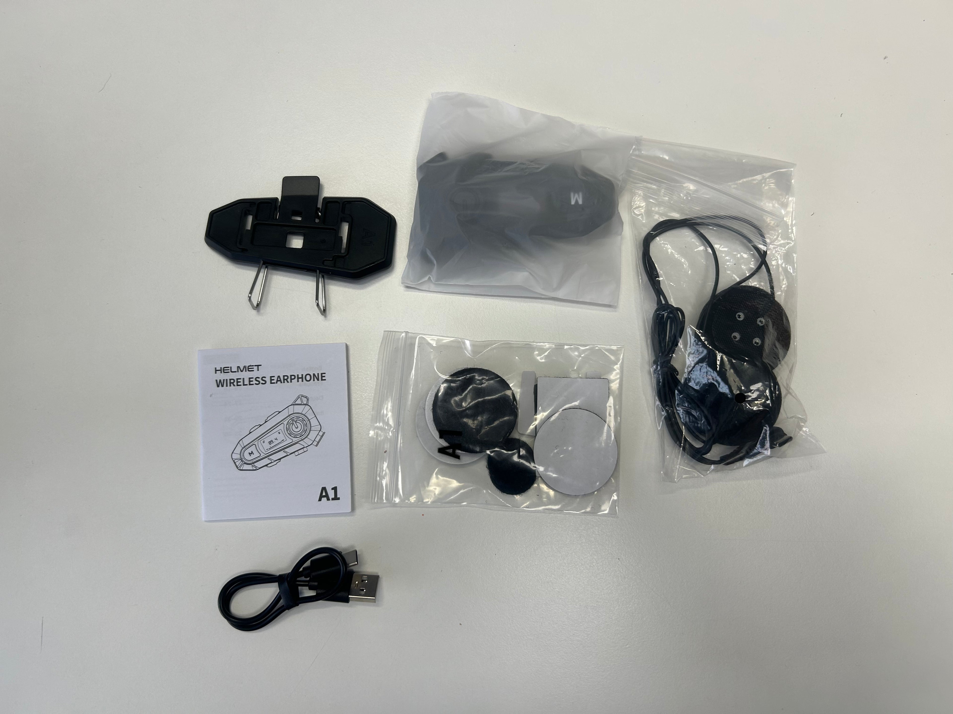 Motor / Scooterhelm Headset met Bluetooth en Fm radio