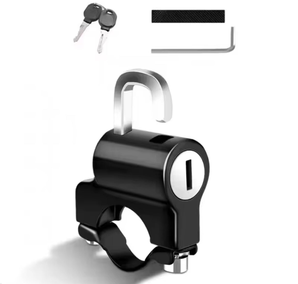 Helmslot voor scooter en motor